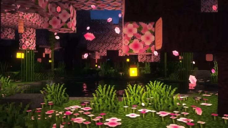 Jardim de cerejeiras